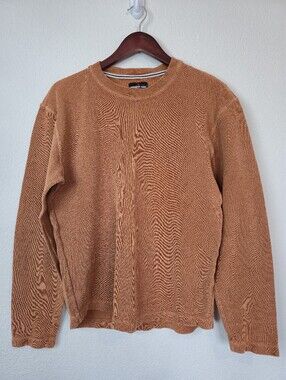 American Giant Waffle Knit Long Sleeve Crew Size Small